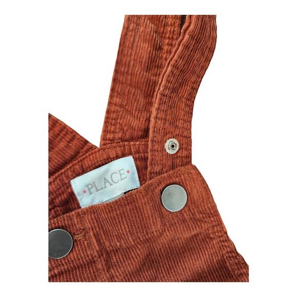 Children's Place Corduroy dress sleeveless skirtall fall rust orange sz 16 - Picture 6 of 9